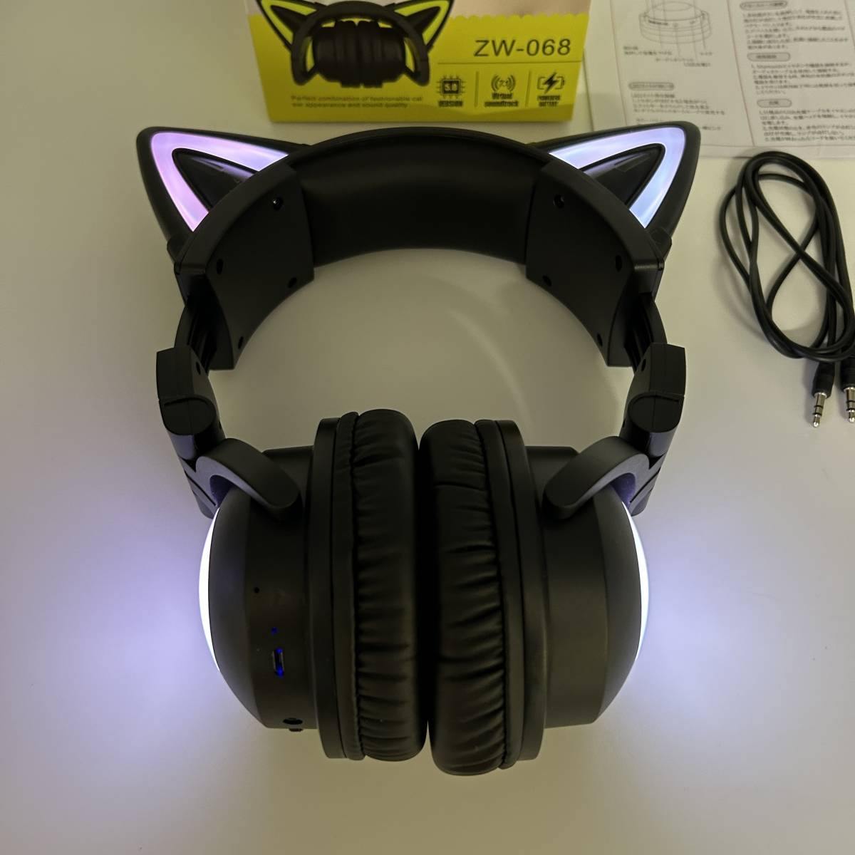 易啓来 ヘッドホン Bluetooth5 0 猫耳ヘッドホン 猫耳イヤホン 易啓来 ヘッドホン Bluetooth5 0 猫耳ヘッドホン 猫耳イヤホン