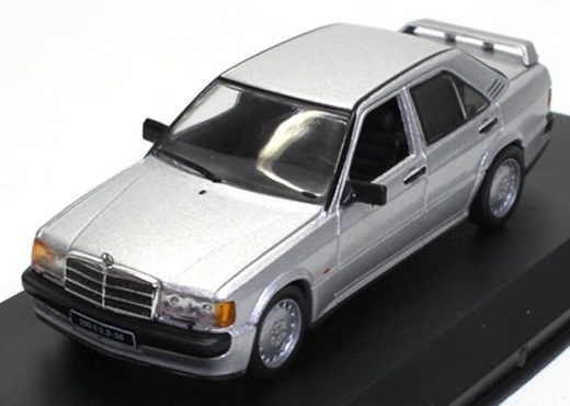 【未開封】Ж ホワイトボックス 1/43 Mercedes Benz 190E 2.3 16V Silver 1988 シルバー WHITEBOX Ж Daimler C E CLS CLA 500E E500 E60 _画像1