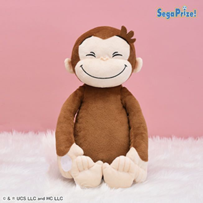 おさるのジョージ Lぬいぐるみ 〜ハグ〜 2種 セット売り にっこり ノーマル Yahoo!オークション - おさるのジョージ Lぬいぐるみ ハグ