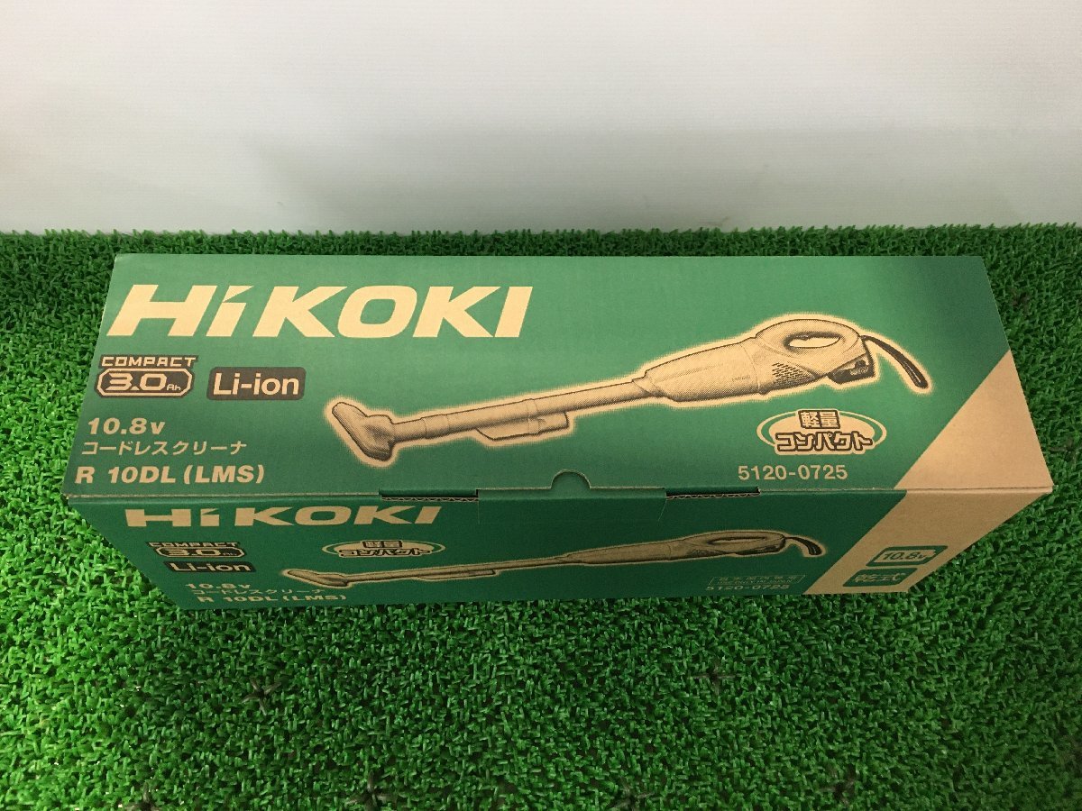 【未使用品】★HiKOKI 10.8Vコードレスクリーナ R10DL(LMS) フルセット(3.0Ahバッテリー、充電器付) / IT2Y8IQTTG3K