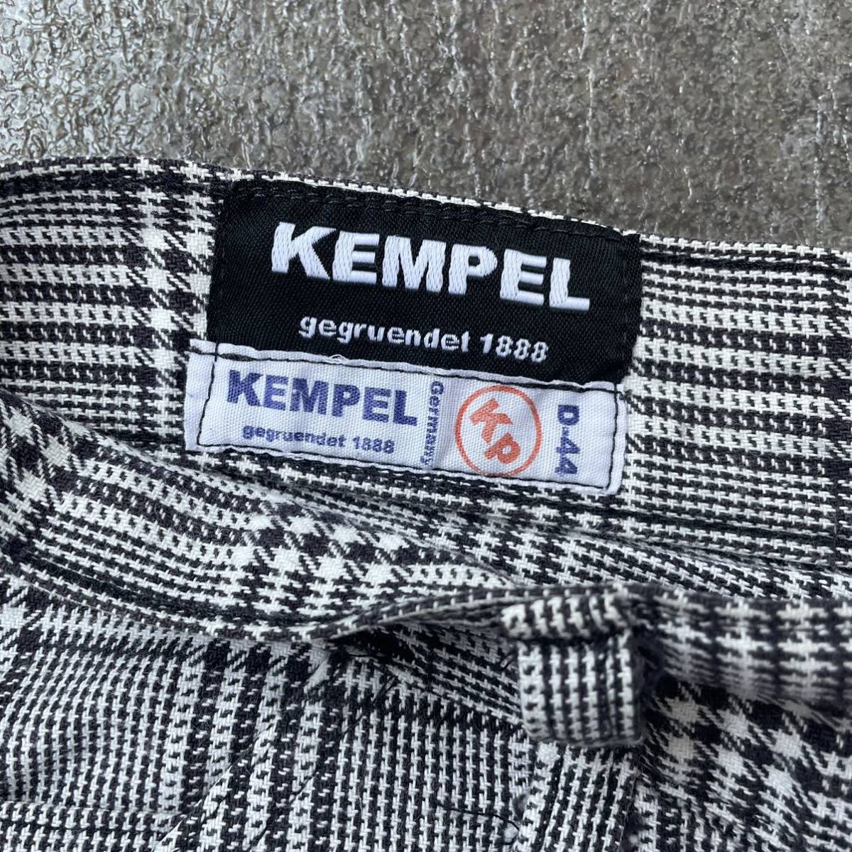 KEMPEL ケンペル ショートパンツ 44 サイズM程度 グレンチェック チェコ製 検）Euro ユーロワーク vintage_画像3