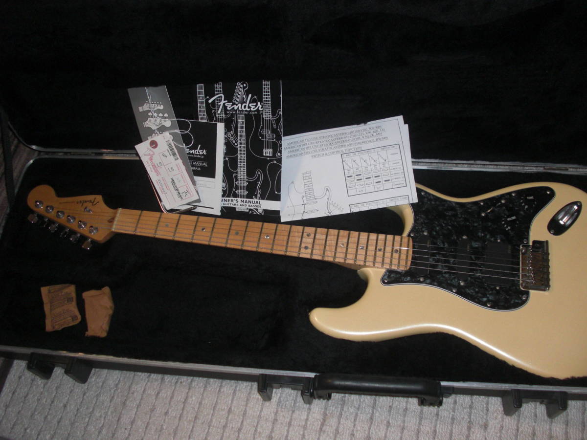 ヤフオク! - 中古 Fender American Deluxe Stratocaster S1ス