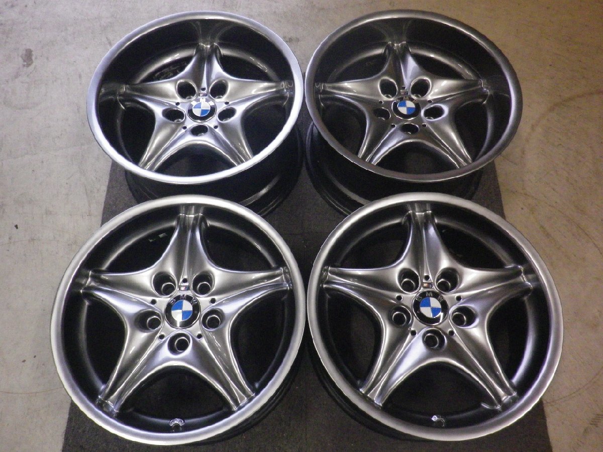 BMW Z3 Mロードスター 純正♪17×7.5J/9J・120・5H・+41/+8・ハブ72.5♪安心の純正ホイール♪ホイールのみ4本♪店頭受取り歓迎♪R506W13_画像2