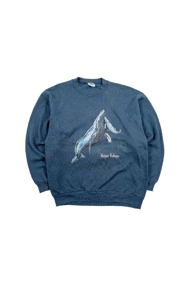 80‘s Made in USA whale sweat TEE JAYS スウェット トレーナー ヴィンテージ_画像1