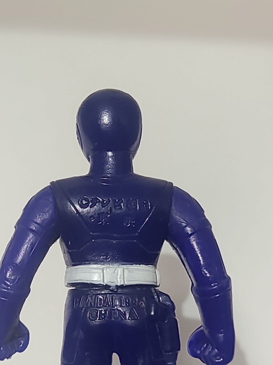  голубой Racer sofvi кукла земля . Naoki Gekisou Sentai CarRanger подлинная вещь товары фигурка BANDAI восток . Squadron моно аниме 