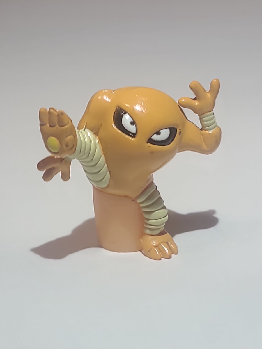 サワムラー　ポケモン　フィギュア　鉛筆（えんぴつ）キャップ　カラー　当時物　グッズ ポケットモンスター 人形 ソフビ 塩ビ　任天堂_画像1