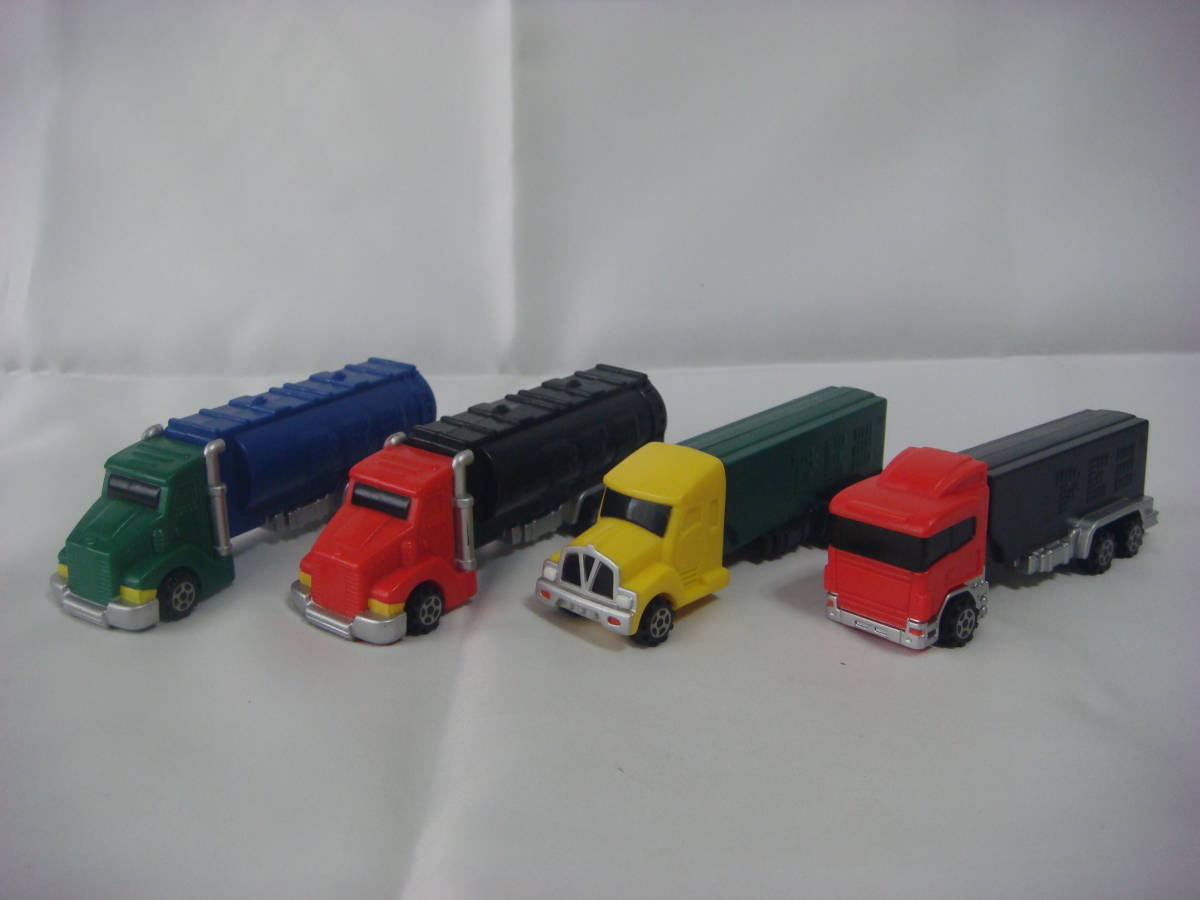 PEZbetsu* truck tank lorry 4 piece set 