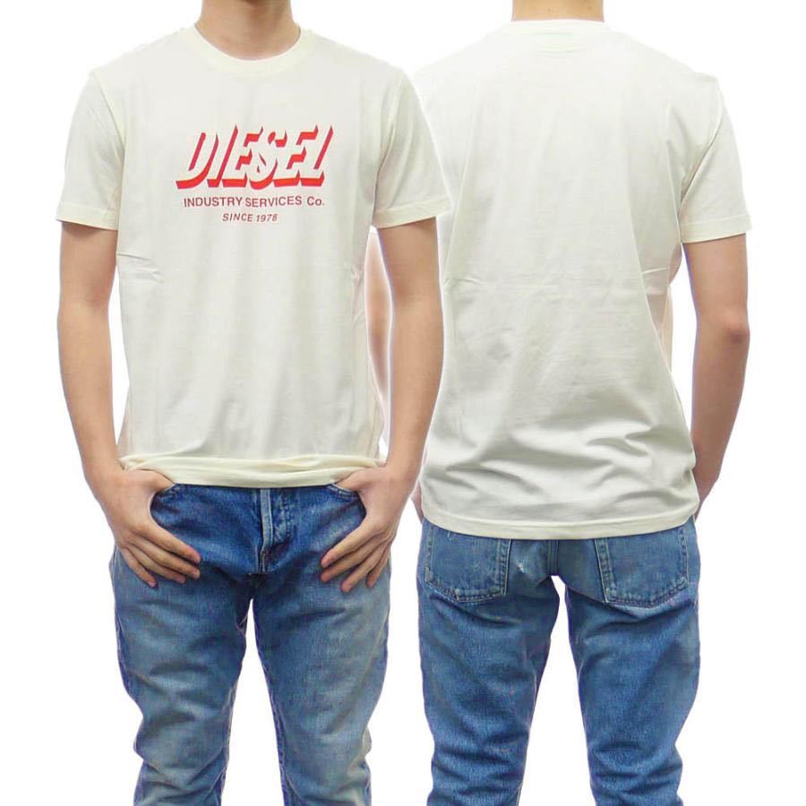 【ネット限定】 DIESEL XLサイズ ナチュラル　オフホワイト 0GRAM A01849 / T-DIEGOS-A5 Tシャツ XLサイズ以上
