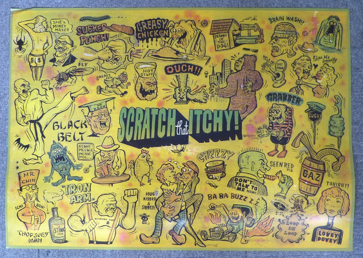 ☆保管品!ポスター A1サイズ SCRATCH that ITCHY Jack-O’ 250枚セット☆_画像1