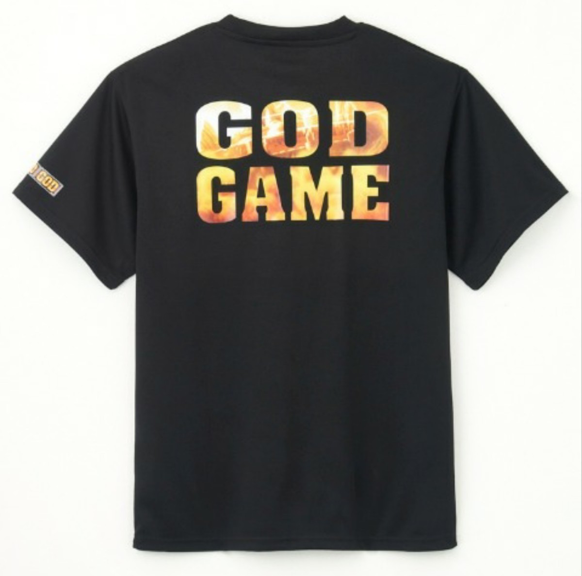 即決 ミリオンゴッド-神々の凱旋- メンズTシャツ【M】新品タグ付き ゴッド凱旋 GOD ユニバーサルエンターテインメントの画像2