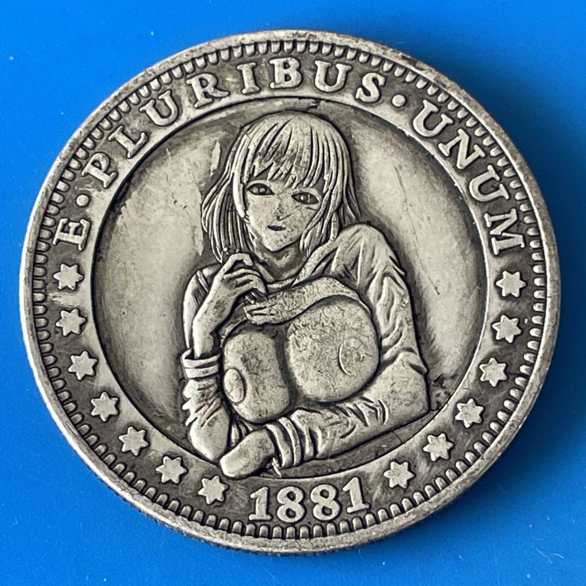 アメリカ 古銭 1881年 大型銀貨 イーグル モルガン 1ドル銀貨 硬貨 (北