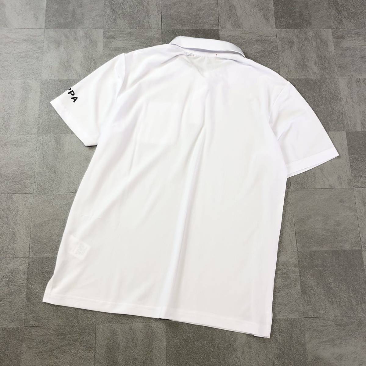 kappa カッパ　胸ポケット　半袖ポロシャツ　半袖シャツ　ホワイト　スポーツ　ホワイト　サイズL_画像5