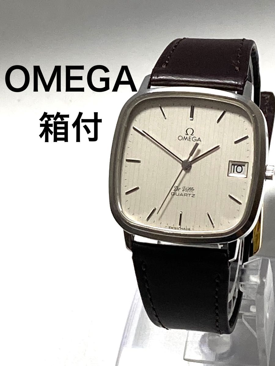 超美品 OMEGA オメガ デビル 電池&純正新品ベルト交換済 メンズ腕時計