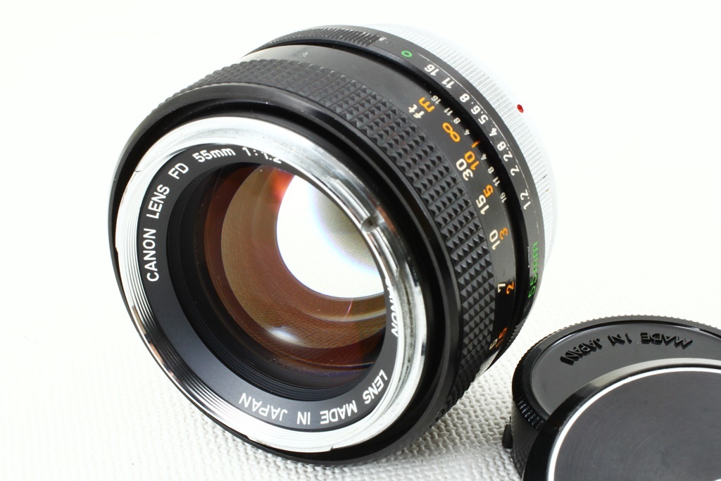 美品◆Canon キヤノン FD 55mm F1.2◆大口径標準レンズ/A1178