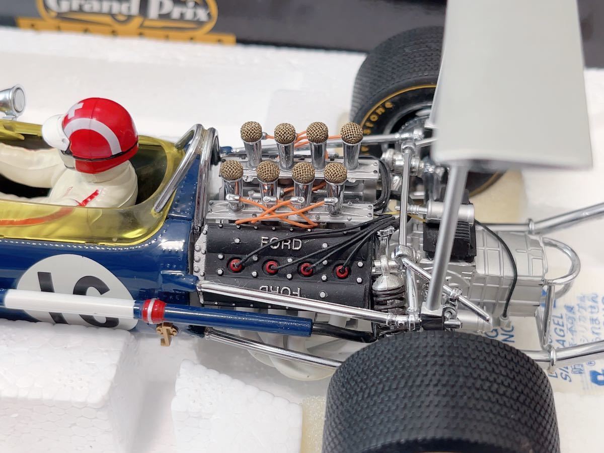 ☆レア絶版☆EXOTO 1/18 1968 Lotus Ford 49 #16 1968 Spanish GP