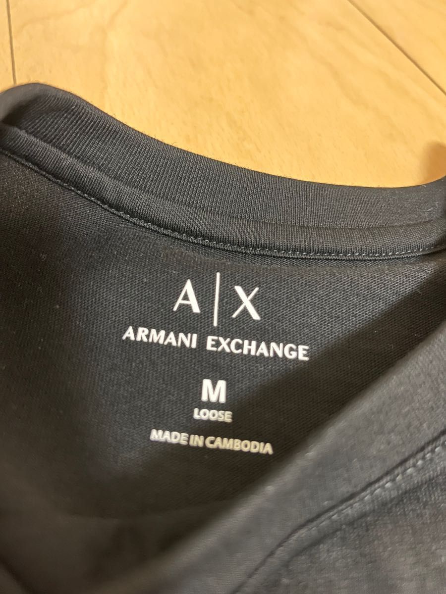 【A|X アルマーニ エクスチェンジ】AXロゴ 半袖クルーネックTシャツ (UNISEX CAPSULE)