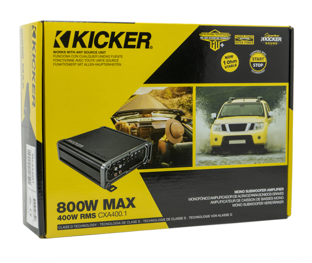 ■USA Audio■最新型キッカーKicker CXA400.1(46CXA4001) Class D 1ch ●保証付●税込_画像9