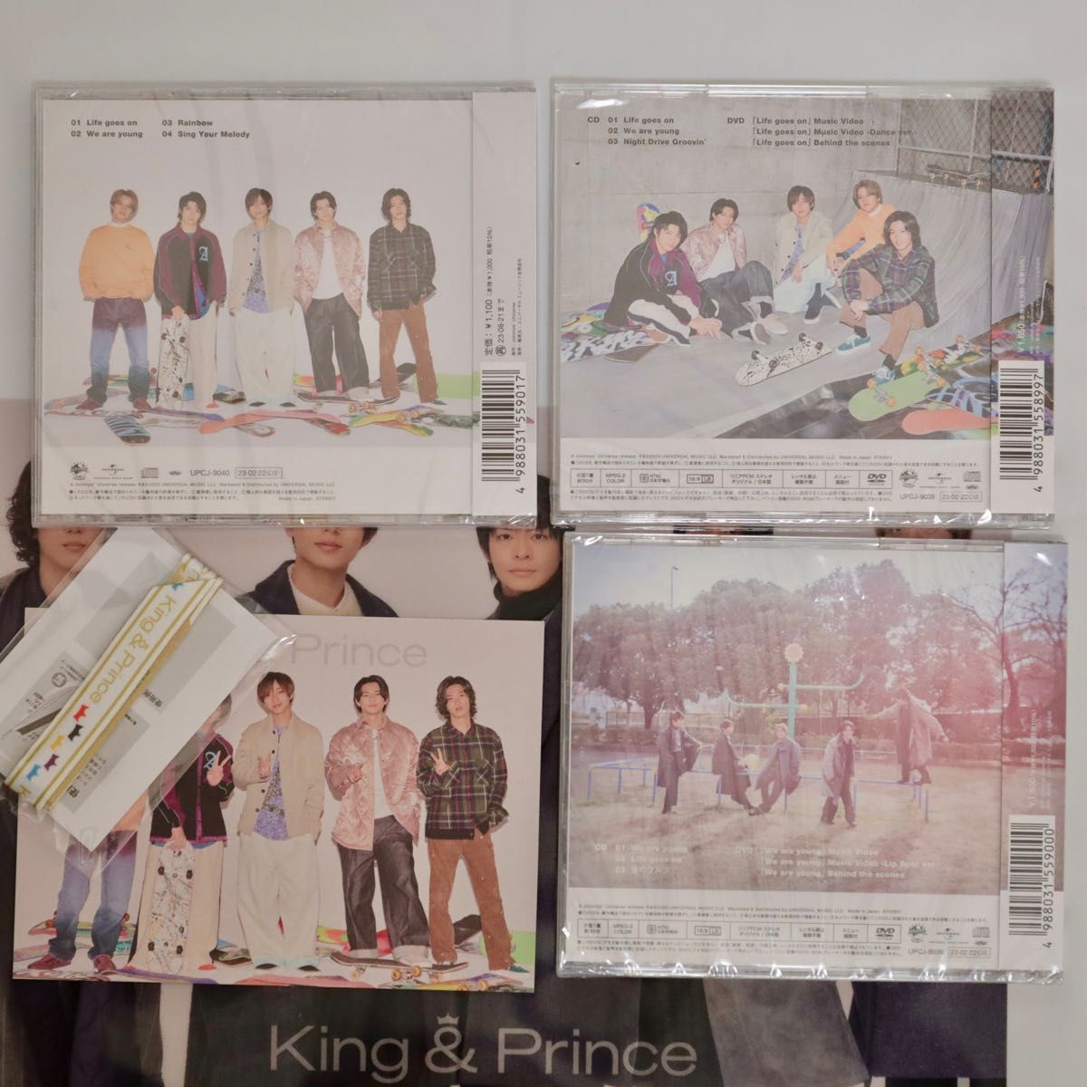 【先着特典付】King＆Prince キンプリ Life goes on（通常盤＋初回盤A＋初回盤B）DVD【完全未開封】