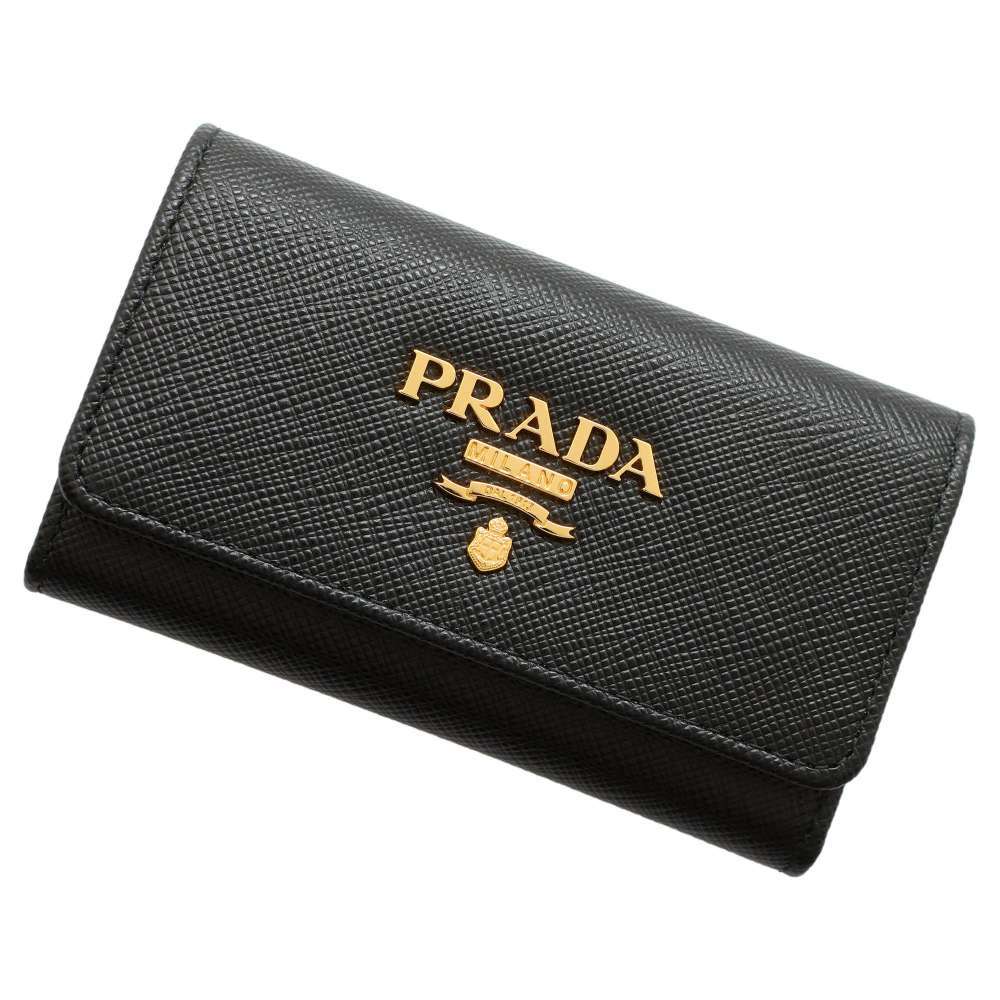 福袋セール】 PRADA 1PG004 サフィアーノ 4連キーケース プラダ