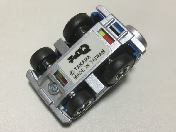 古いミニカー＊チョロＱ Qショップスペシャル トヨタ ランドクルーザー ブルー＊箱無し 中古品_画像9