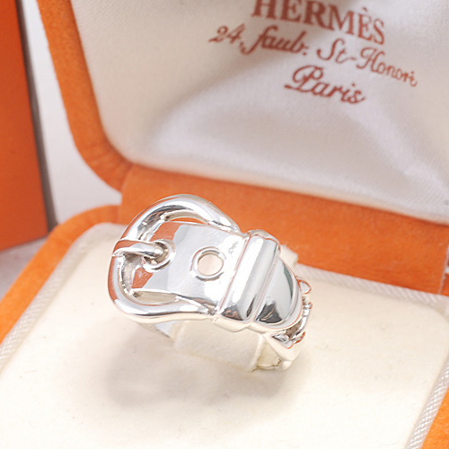  Hermes SV925 Bouckle Seller книжка ru Serie кольцо 10 номер / ремень узор серебряный новый товар произведена отделка (13538)