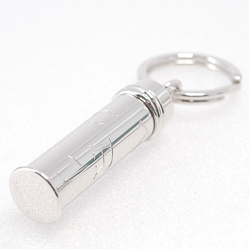 カルティエ cartier decor cylinder key ring キーホルダー キーリング シルバーカラー(13761)