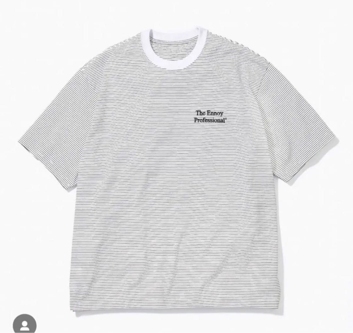 ennoy エンノイ S/S ボーダー Tシャツ 22SS white Lサイズ｜PayPayフリマ