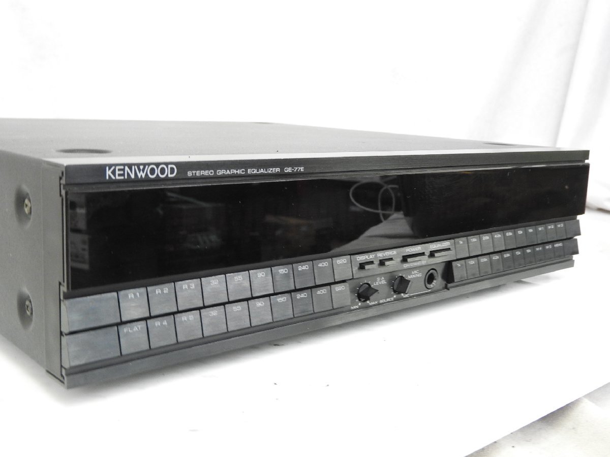 KENWOOD Kenwood GE-77E graphic equalizer * used *: Real KENWOOD Kenwood GE-77E graphic equalizer * used *: Real