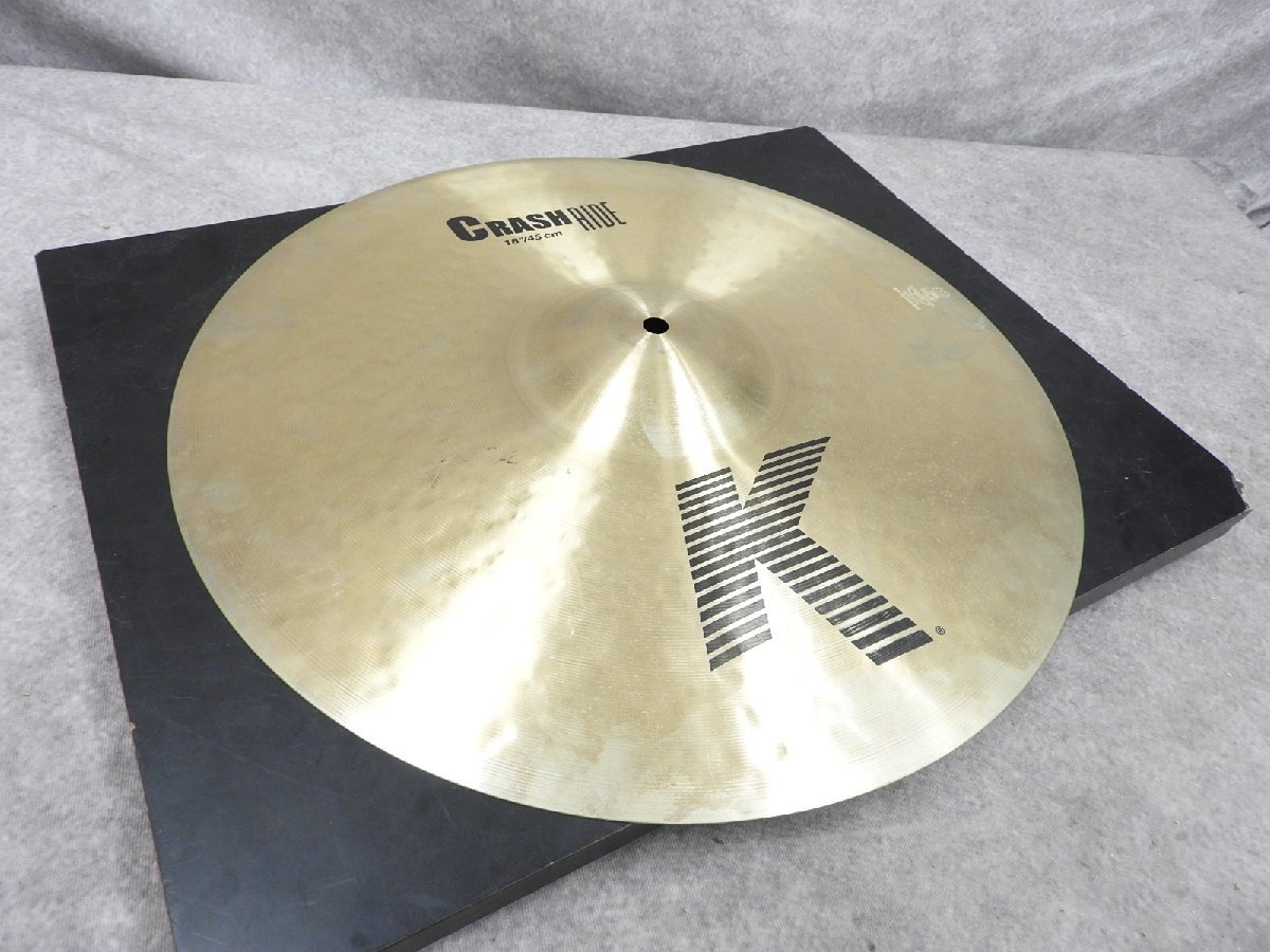 美品】zildjian ジルジャン CRASH RIDE 18 /45cm-