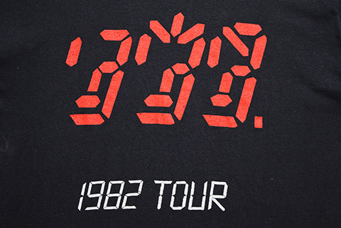 【Lサイズ】 80S THE POLICE ポリス 1982年ツアー ヴィンテージ ロックTシャツ メンズL ミュージック 古着 BB0526_画像4