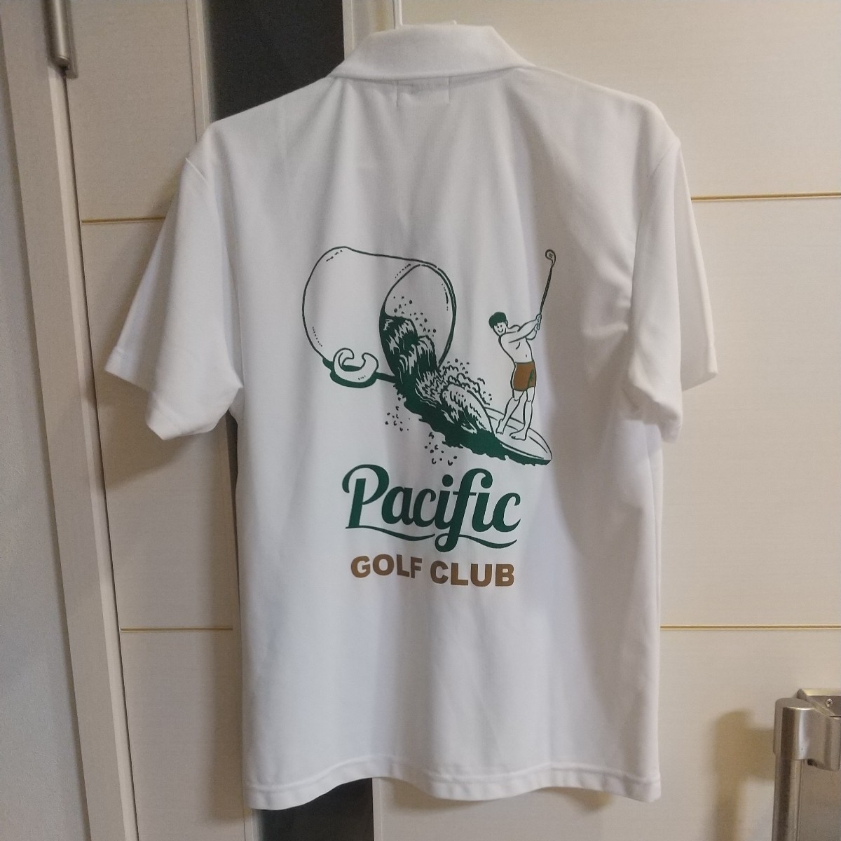 美品 PACIFIC GOLF CLUB パシフィックゴルフクラブ ポロシャツ 【S】