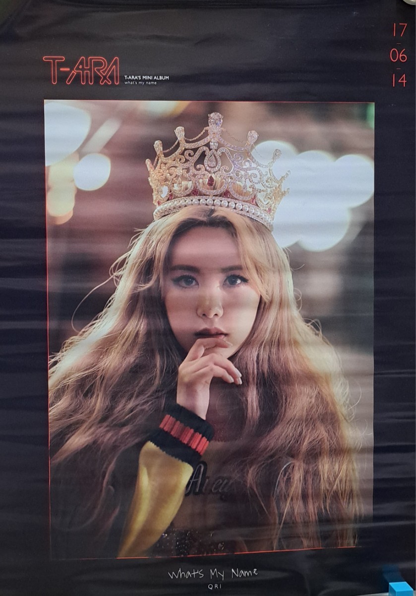 T-ARAkyuliWHAT\'S MY NAME B2 постер не использовался быстрое решение Qri ногти прозрачный Tiara #TARA #QRI