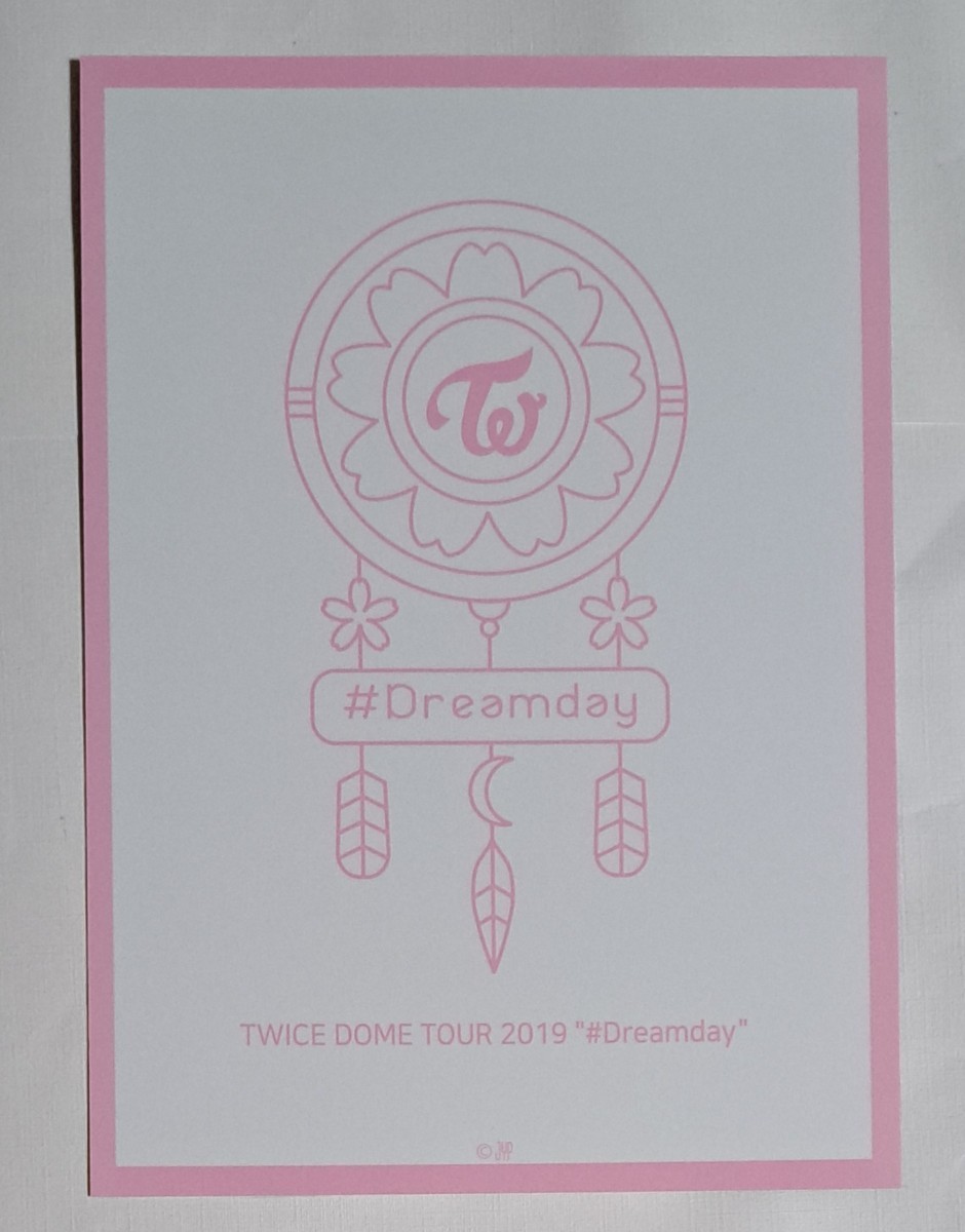 TWICE ツウィ DOME TOUR 2019 #Dreamday ライブフォトトレカ 通販限定 Tzuyu 即決 グッズ トゥワイス フォトカード Dream Day_画像2