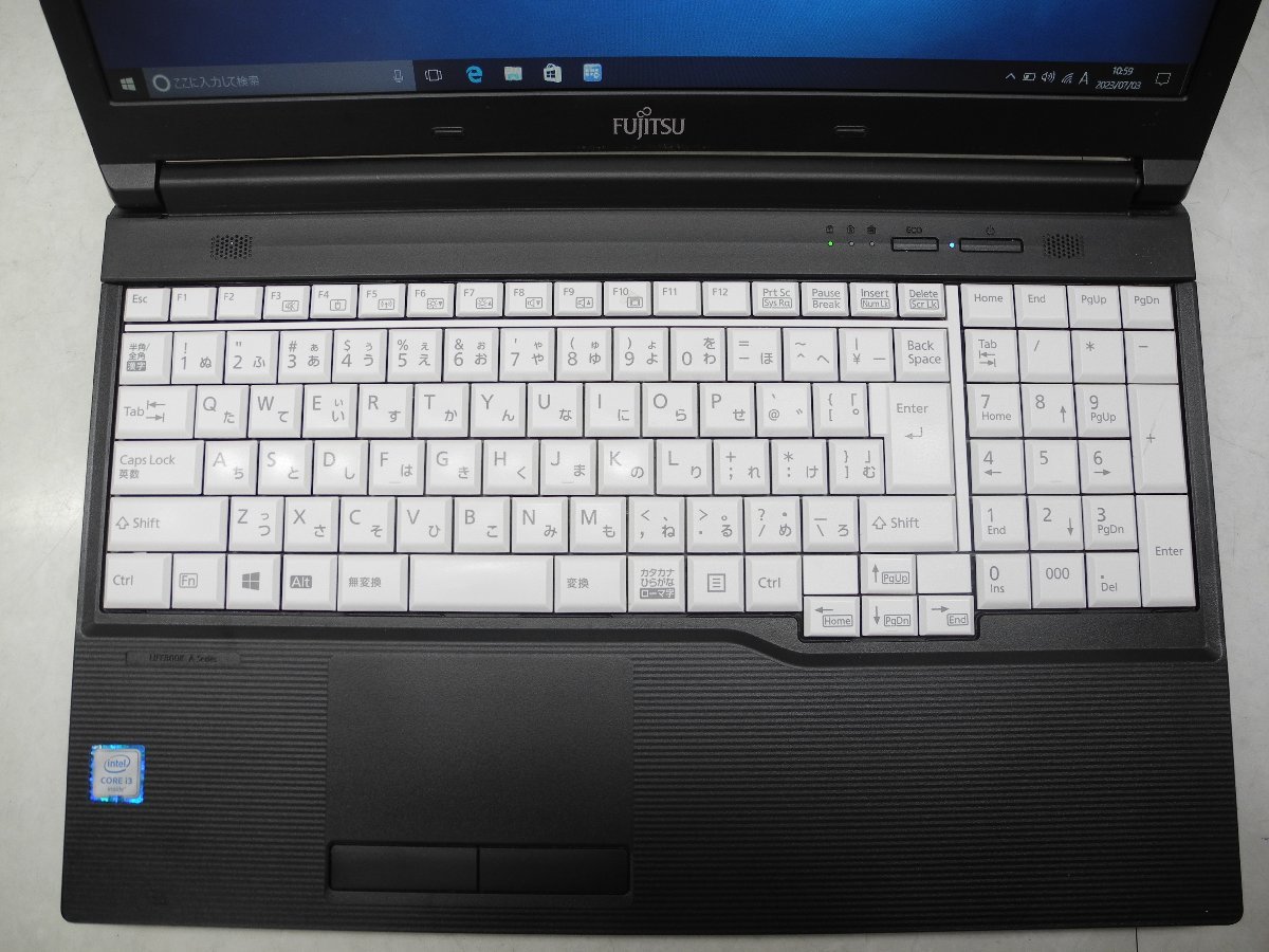 ☆第6世代☆富士通☆LIFEBOOK☆A576/PX☆Core i3 2.30GHz/4GB/SSD256GB