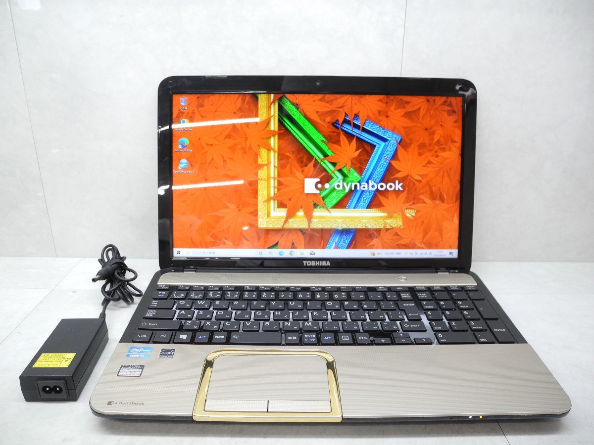 ☆第3世代☆東芝☆dynabook T552/58GK☆Core i7 2.40GHz/8GB/1TB/BD