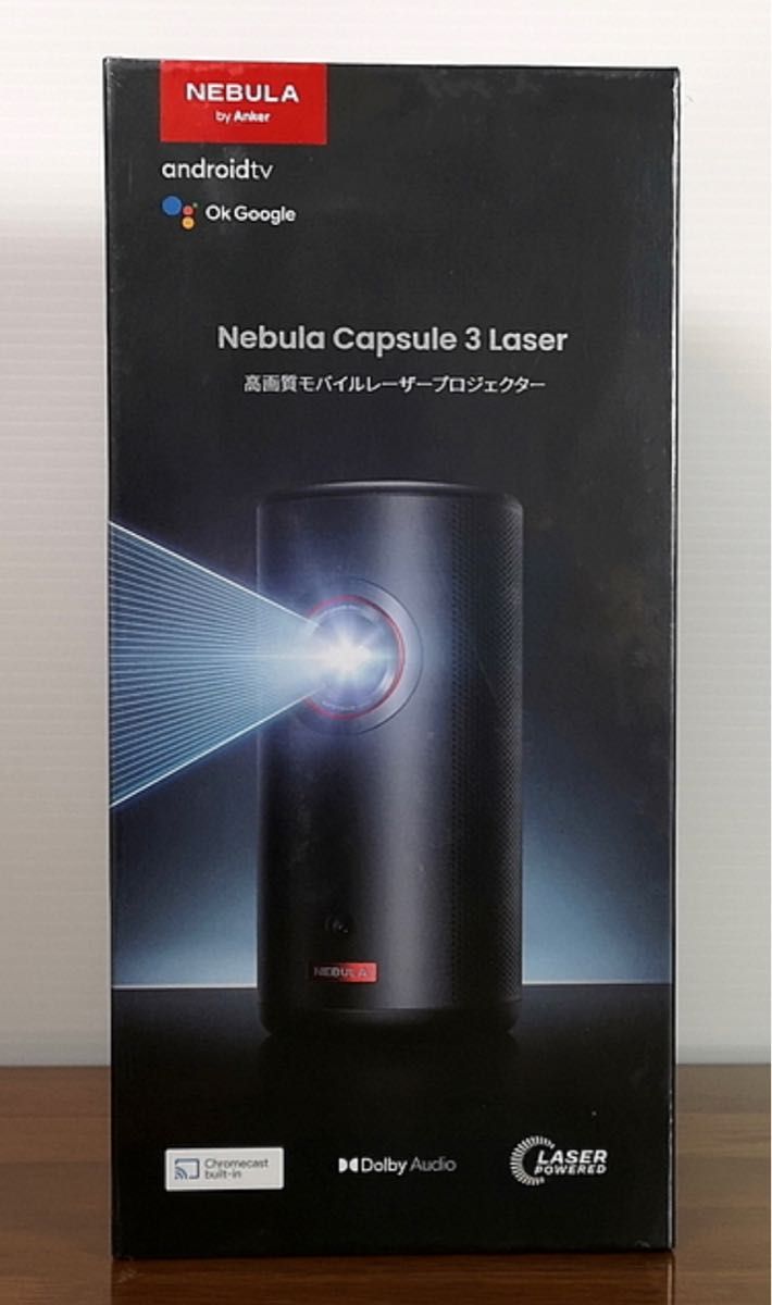 ANKER Nebula Capsule 3 Laserポータブルプロジェクター　新品