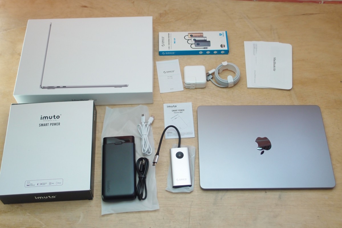 Apple MacBook Air M2 8GBメモリ 256GB SSD バッテリー100% Apple保証