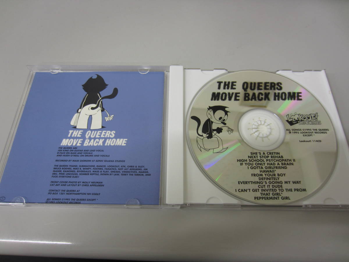 The Queers/Move Back Home US(Canada)盤CD USパンク メロディック Nobodys The Guts Connection Bugs Ramones Green Day_画像2