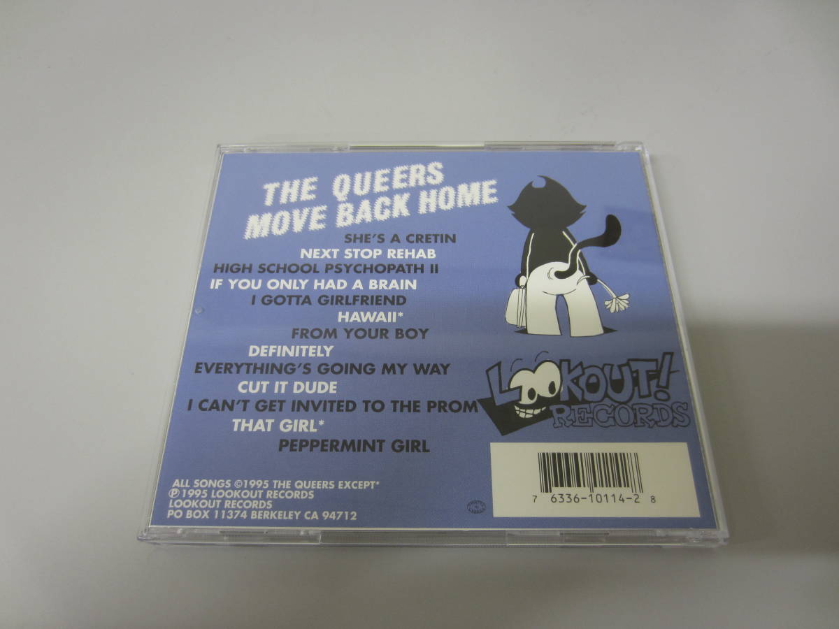 The Queers/Move Back Home US(Canada)盤CD USパンク メロディック Nobodys The Guts Connection Bugs Ramones Green Day_画像3