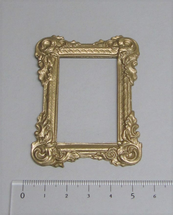 12 minute. 1 size miniature frame ( amount ) made of metal America made 
