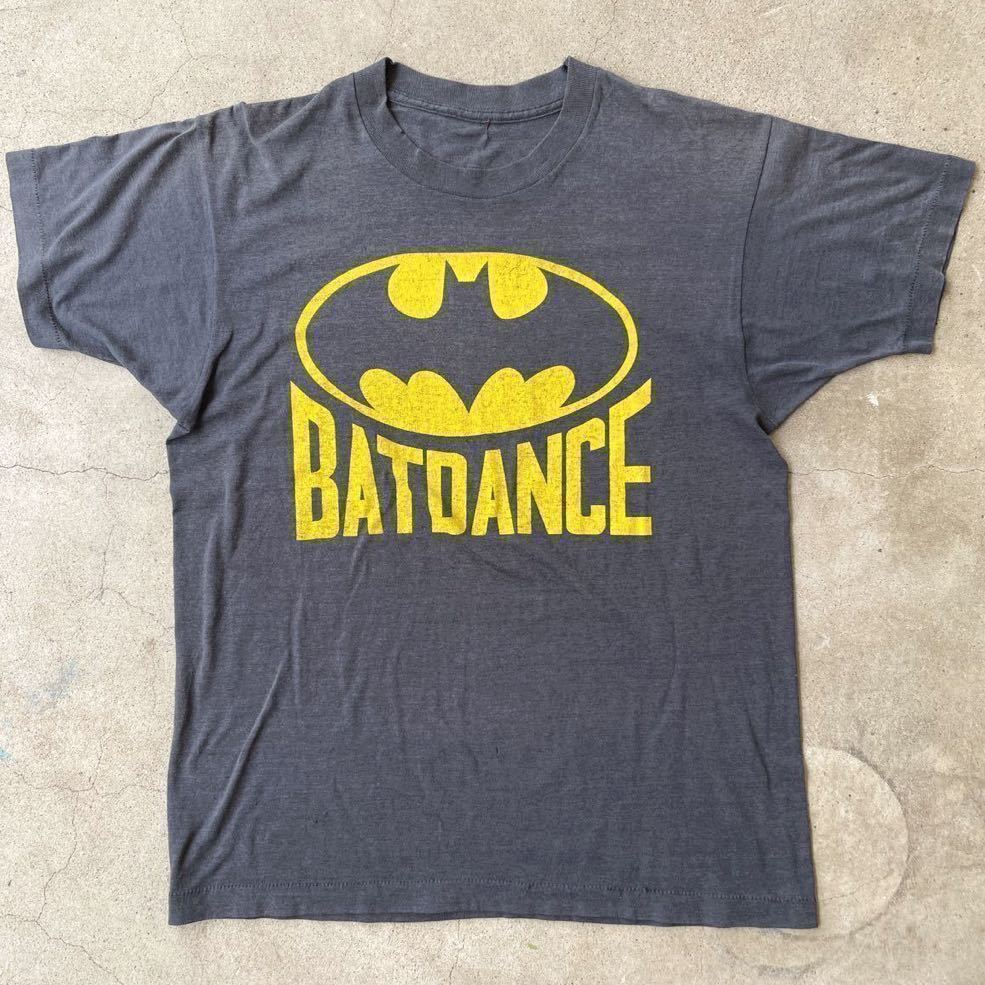 ビンテージ 80s バットマン BATMAN BATDANCE ビンテージ Tシャツ L 80年代 アメリカ製 シングルステッチ レア柄