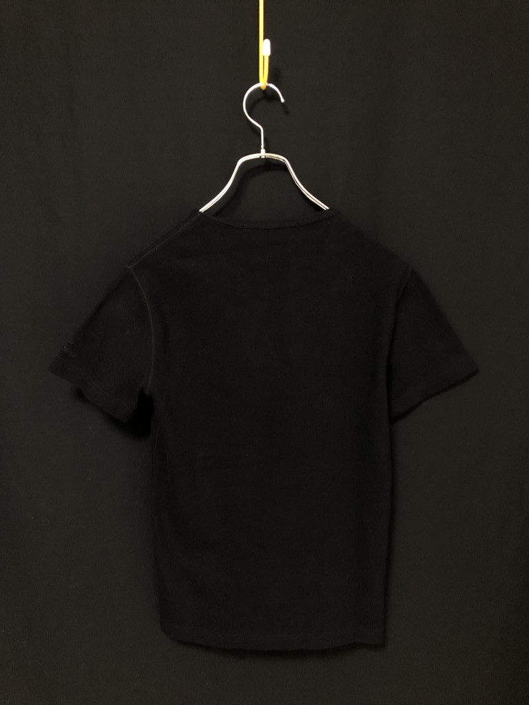 イタリア製　未使用◆Orobianco オロビアンコ 半袖リブTシャツ M　ブラック_画像4