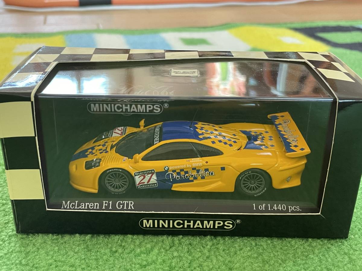 1/43 MINICHAMPS ミニチャンプス マクラーレン F1 GTR Team Parabolica FIA GT #27_ミニチャンプス製