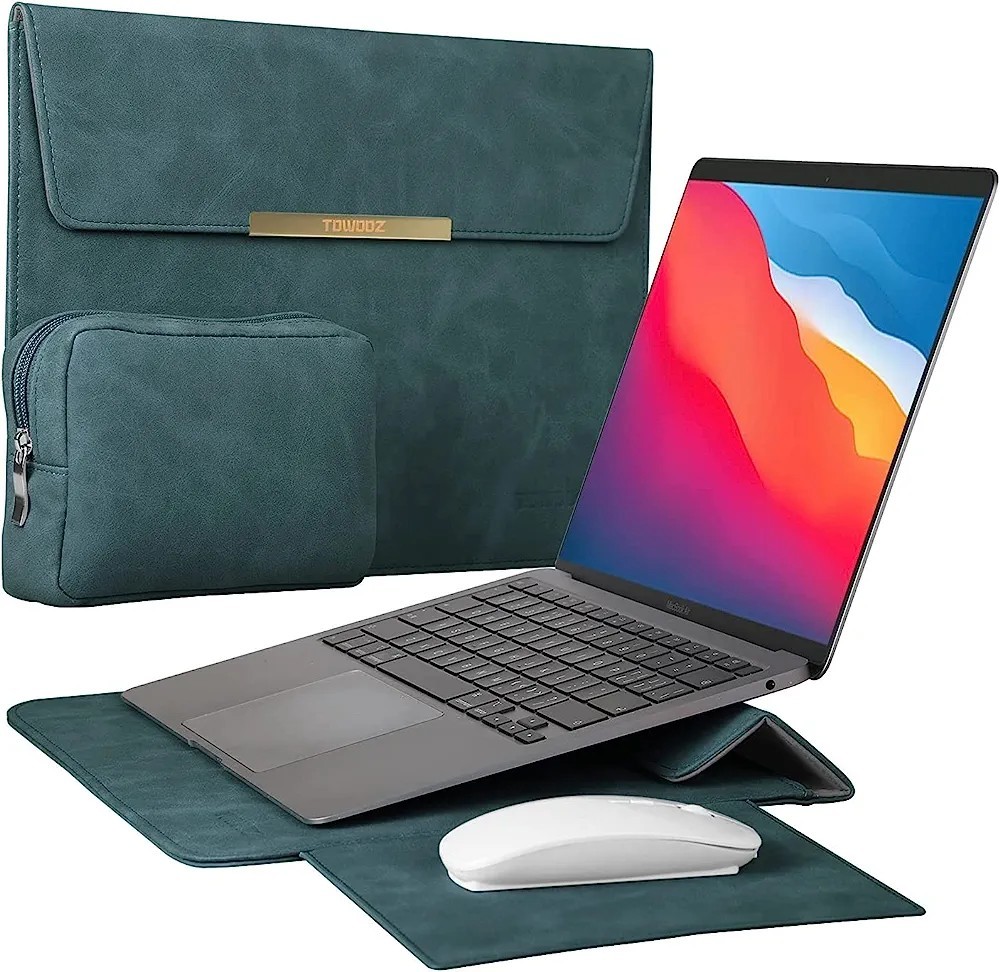 【新品】TOWOOZ 【折り畳み式】MacBook Air/Pro ケース 13-14 インチ 2022年新型M2/M1 折り畳み式 薄型 耐衝撃 撥水スリーブケース no.875の画像1