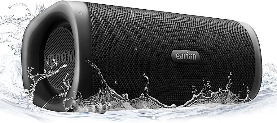 EarFun UBOOM L ワイヤレススピーカー 28W サウンド Bluetooth 5.0 重低音強化 16時間連続再生 IP67完全防水 no.694_画像1