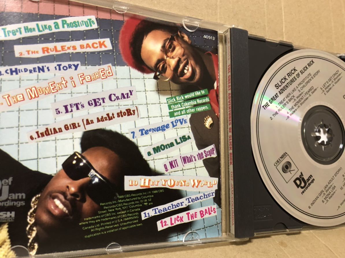 名盤 スリック リック『The Great Adventures of Slick Rick』送料185円 クラッシック_画像2