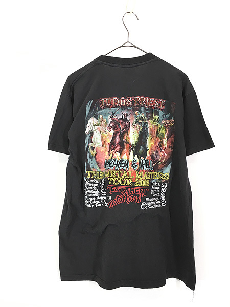 古着 00s Judas Priest 「METAL MASTHRS TOUR 2008」 ツアー ヘヴィ メタル ロック バンド Ｔシャツ L 古着_画像3