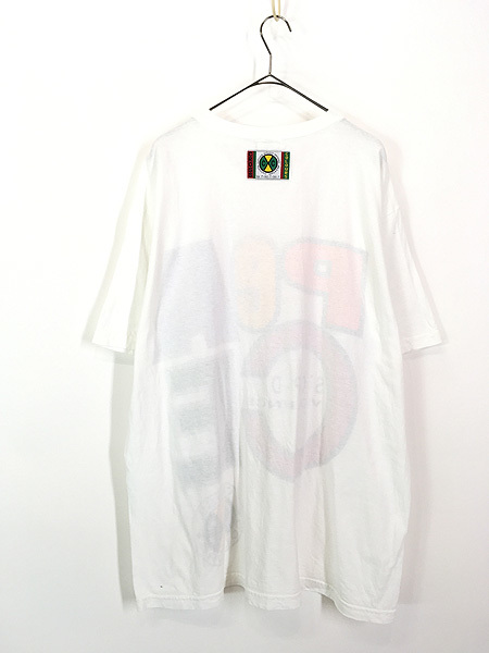 古着 90s USA製 CROSS COLOURS 「PEACE」 カルチャー Tシャツ XXL 古着_画像3