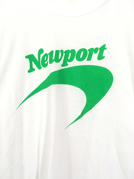 古着 80s USA製 Newport タバコ シガレット オールド Tシャツ XL 古着_画像2