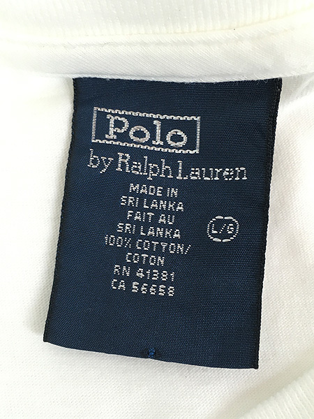 古着 90s Polo Ralph Lauren 「POLO BEAR」 釣り アウトドア ポロベア Tシャツ L 古着_画像6